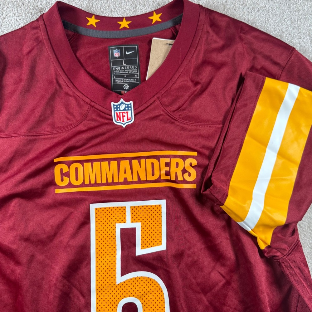 Nike Washington Commanders Jayden Daniels 5 NFL Jersey Mens Large Burgundy New
